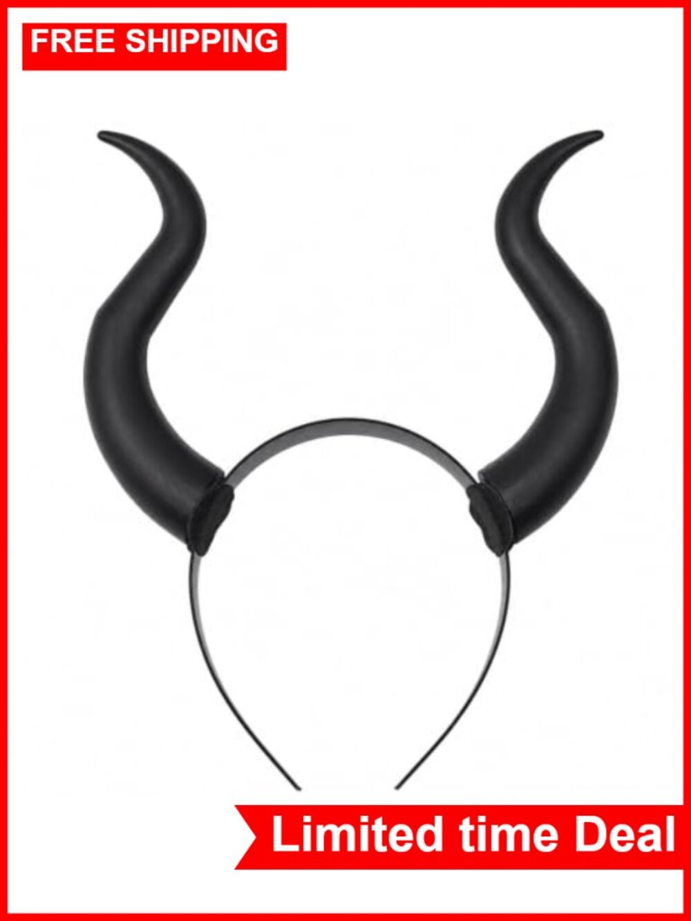 Devil Horns Headband Halloween Cosplay Costume Accessory